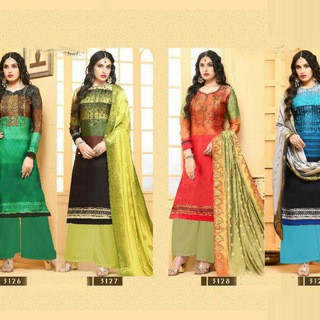 dress material and salwar suit collection, telegram channel