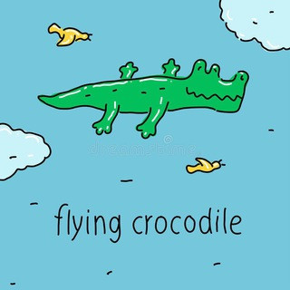 Крокодил полетел, telegram channel