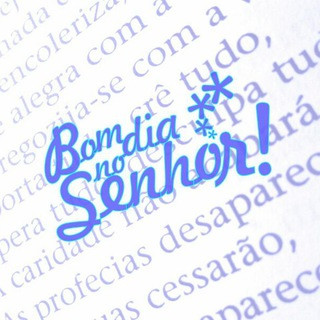 Bom dia no Senhor!!, telegram channel