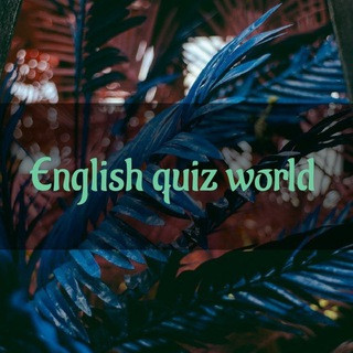 English quiz world, telegram channel