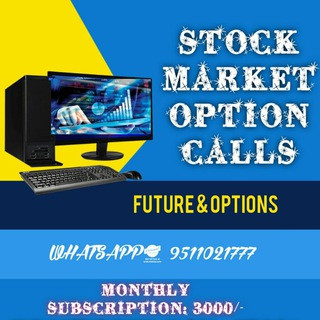 Stock market option calls, telegram channel