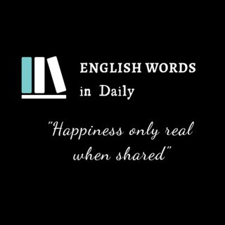 English Words in Daily, telegram channel