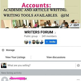 Professional Writers club, telegram group