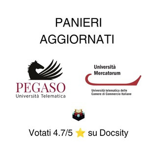 Panieri aggiornati Pegaso-Mercatorum, telegram group