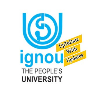 UpToDate With Updates IGNOU, telegram channel