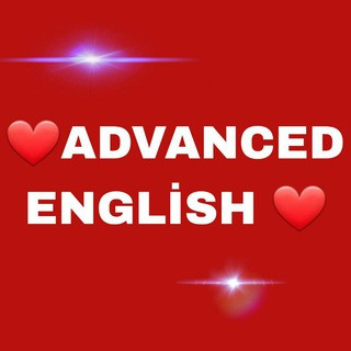 ADVANCED ENGLISH, telegram channel