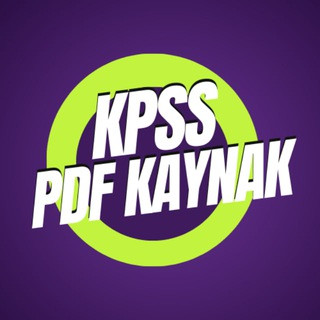 KPSS Kitap PDF İndir, telegram channel