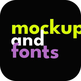 MOCKUPS & FONTS, telegram channel