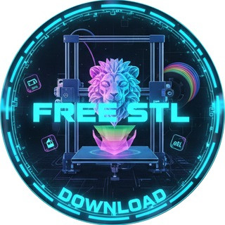 Free STL Download, telegram channel
