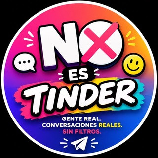 No es Tinder | Conocer gente y amistad, telegram group