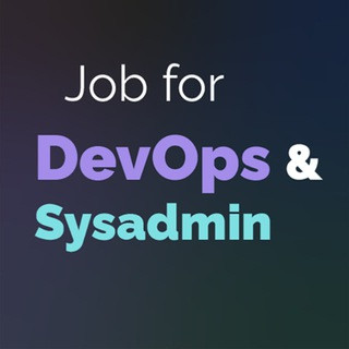 Job for Sysadmin & DevOps, telegram channel