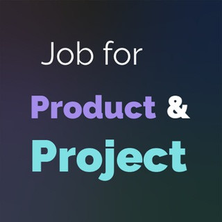 Job for Products and Projects, telegram channel