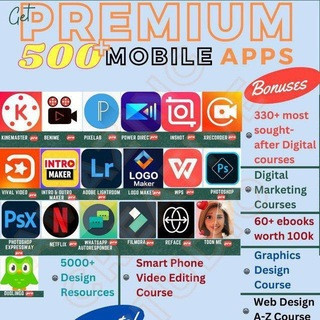 PREMIUM ACCESS TO 500+ MOBILE SOFTWARE CHANNEL (OFFICIAL), telegram channel
