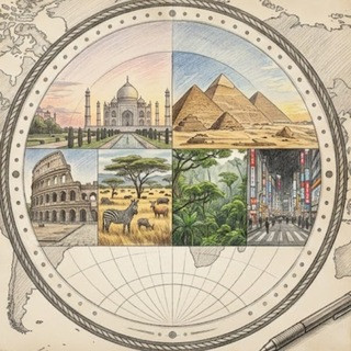 Wander World, telegram channel