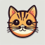 Cat chuckles