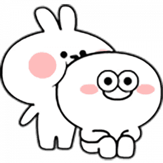 Animation] Spoiled Rabbit - Telegram Sticker - English