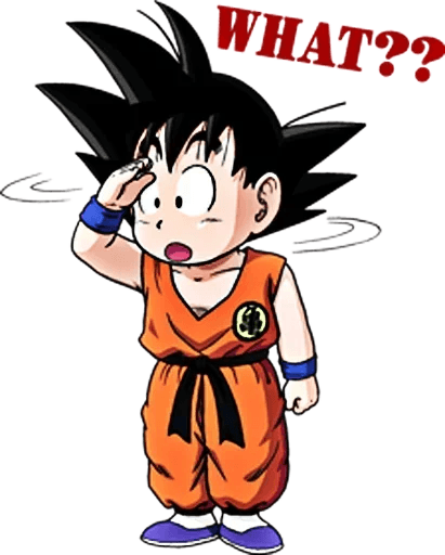 Goku - Telegram Sticker - English