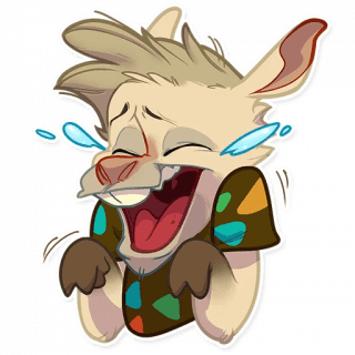 Lamar the Critic - Telegram Sticker - English