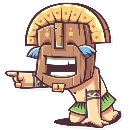 Tribal Masquerade, telegram sticker