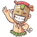 👋-Tribal Masquerade, Telegram Sticker