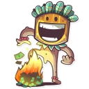 😃-Tribal Masquerade, Telegram Sticker