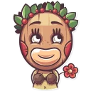 😳-Tribal Masquerade, Telegram Sticker