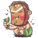 💩-Tribal Masquerade, Telegram Sticker