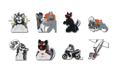 timber wolf sticker