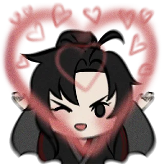 😉-#Ланьпьянь (Art by JIZART), Telegram Sticker