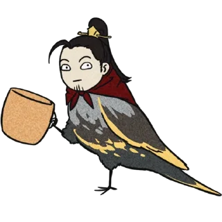 👀-#Ланьпьянь (Art by JIZART), Telegram Sticker