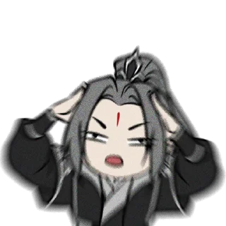 🙄-#Ланьпьянь (Art by JIZART), Telegram Sticker