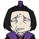 😒-#Ланьпьянь (Art by JIZART), Telegram Sticker