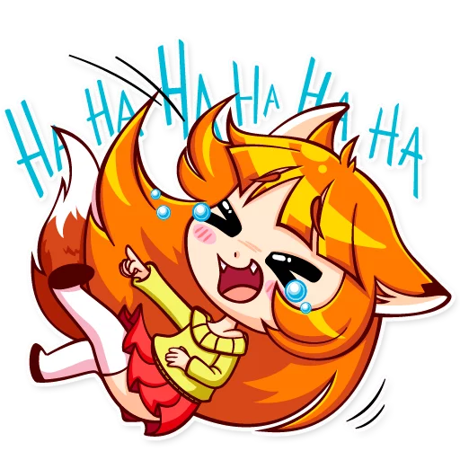 Alice Fox, telegram sticker