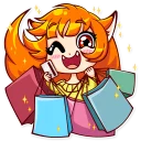 🛍-Alice Fox, Telegram Sticker