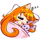 😴-Alice Fox, Telegram Sticker