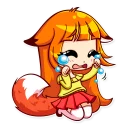😢-Alice Fox, Telegram Sticker