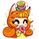 🍩-Alice Fox, Telegram Sticker