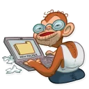 📁-Mona Monkey, Telegram Sticker