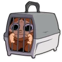 😰-Mona Monkey, Telegram Sticker