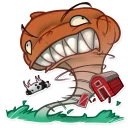 🌪-Mona Monkey, Telegram Sticker