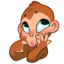😊-Mona Monkey, Telegram Sticker