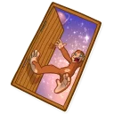 🚪-Mona Monkey, Telegram Sticker