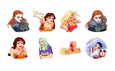 Girls Stickers