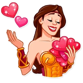 😘-Girls Stickers, Telegram Sticker