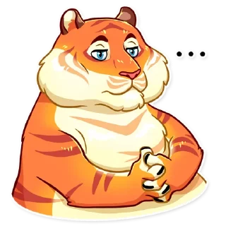😐-Amur Tiger, Telegram Sticker