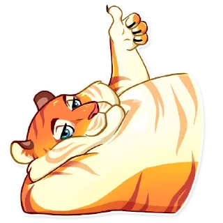 👍-Amur Tiger, Telegram Sticker