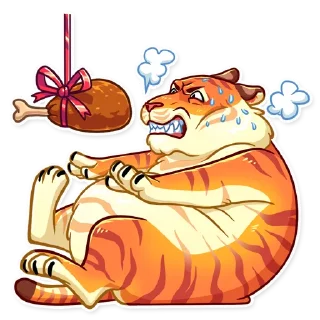 🏋️‍♂️-Amur Tiger, Telegram Sticker