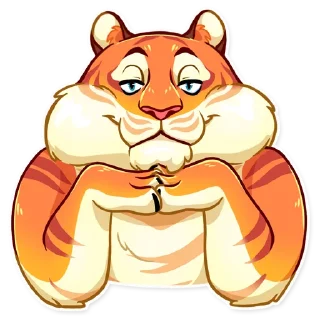 🙂-Amur Tiger, Telegram Sticker