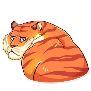 😒-Amur Tiger, Telegram Sticker