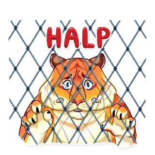 🥺-Amur Tiger, Telegram Sticker